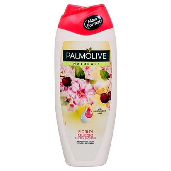 palmolive crema gel de dus si baie cherry blossom 750 ml