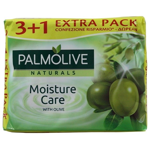 palmolive sapun solid moisture care olive oil pachet 4 x 90 gr