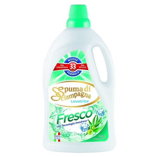 spuma di sciampagna detergent lichid de rufe fresco rezerva 33 spalari 1815 ml