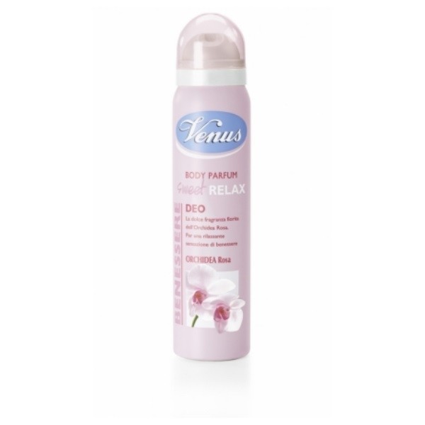 venus deo spray rosa sweet relax orhidee roz 100 ml